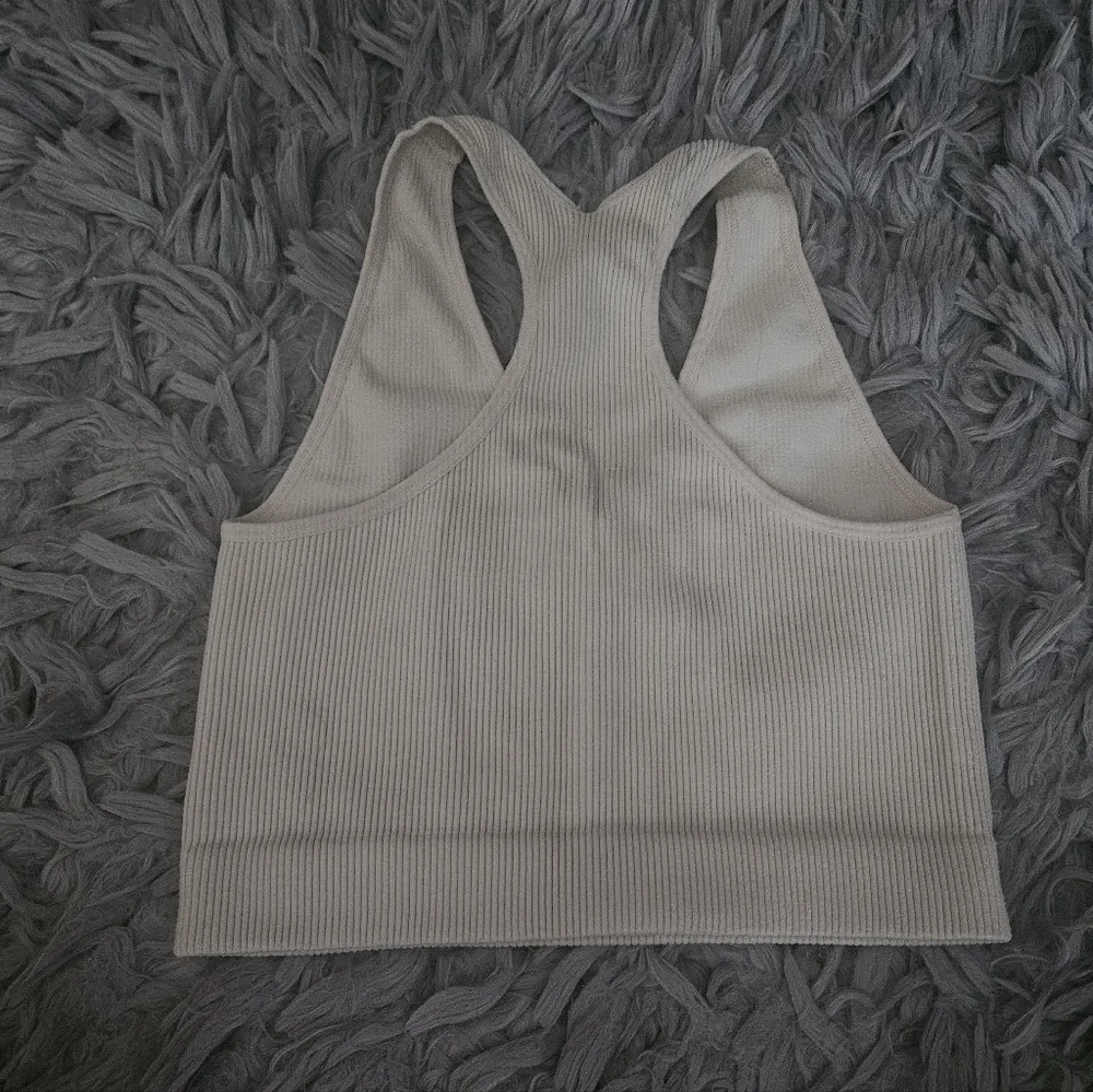 Zenana Ribbed Racerback Tank Top - Picture 2 of 4